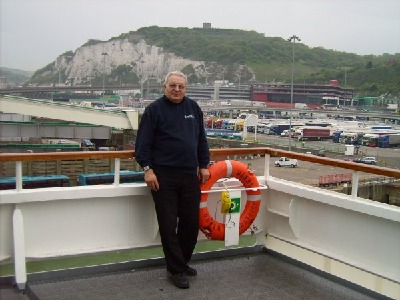 Auf der Norfolkline Fähre Dünkerque im Hafen von Dover